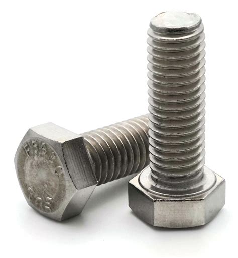 Hex Bolts Tap Stainless Steel Full Thread 3/8"-16 x 1-1/2" Qty 25 - Walmart.com - Walmart.com