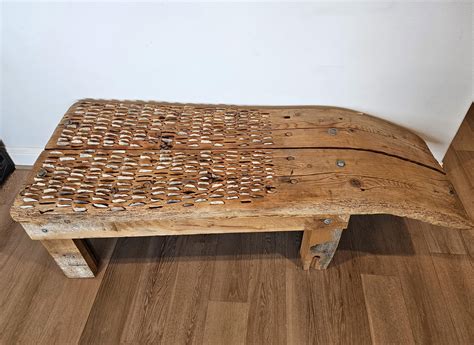 Antique Mediterranean Farm Threshing Board Primitve Tribulum Bench or Table For Sale at 1stDibs ...