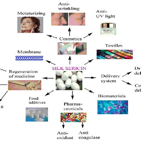 Application of silk sericin. | Download Scientific Diagram