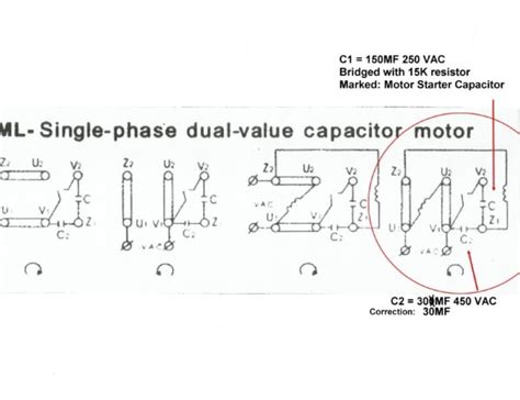 Single Phase 220v Motor Wiring Diagram