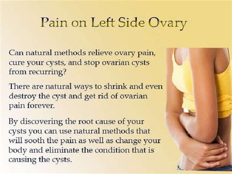 Pain On Left Side Ovary