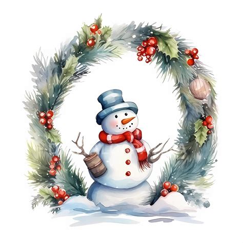 Christmas Snowman Clipart 16 High Quality Jpgs, Digital Download ...