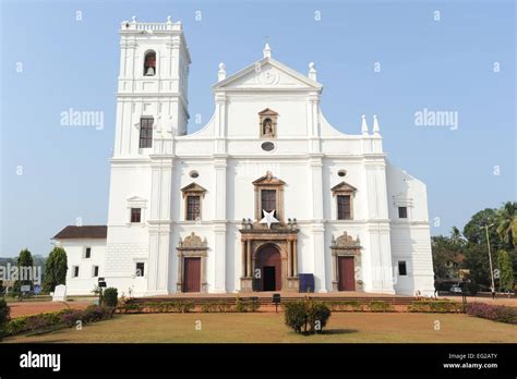 Se Cathedral in Old Goa , Goa India Stock Photo - Alamy