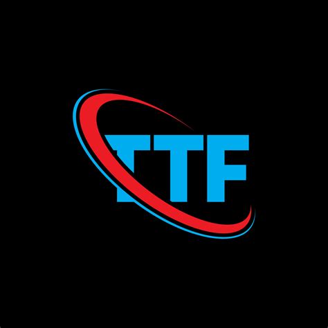 TTF logo. TTF letter. TTF letter logo design. Initials TTF logo linked with circle and uppercase ...