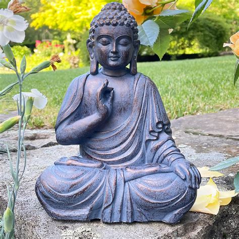 Teaching Garden Buddha Statue - Flow of Wisdom Mudra | DharmaCrafts