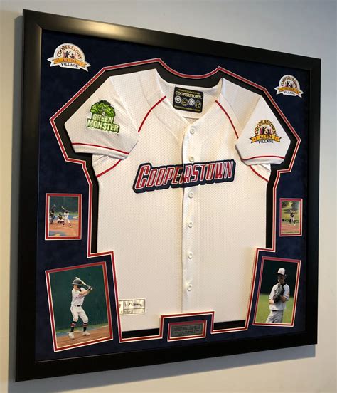 Custom Jersey Framing | Framed jersey, Baseball jersey frame, Cooperstown all star village