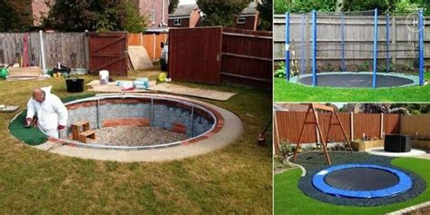 In ground trampoline | Great garden ideas | Pinterest | The o'jays, The ...