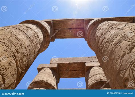 Luxor. the Temple of the God Amon Ra Stock Photo - Image of egypt, ancient: 57050778