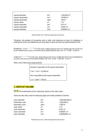 Metric system | PDF