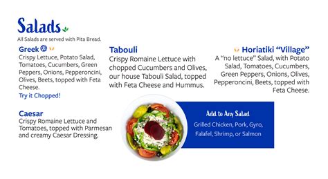 Menu – The Hungry Greek