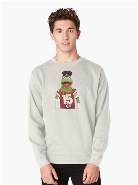 "Kermit Mahomes Meme" Pullover by eightyeightjoe | Redbubble