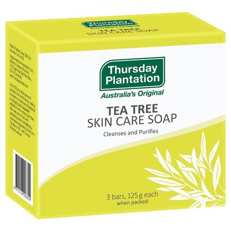 Buy Thursday Plantation Tea Tree Soap 3x125g Online at Chemist Warehouse®