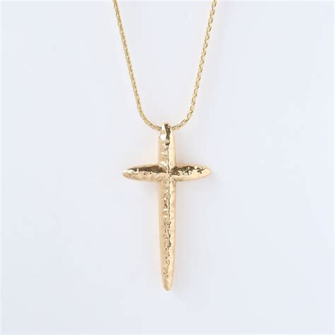 American Rugged Large Cross Necklace - American Jewelry