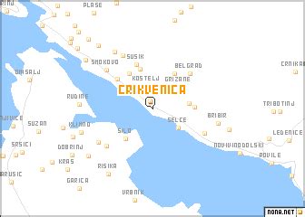 Crikvenica (Croatia) map - nona.net