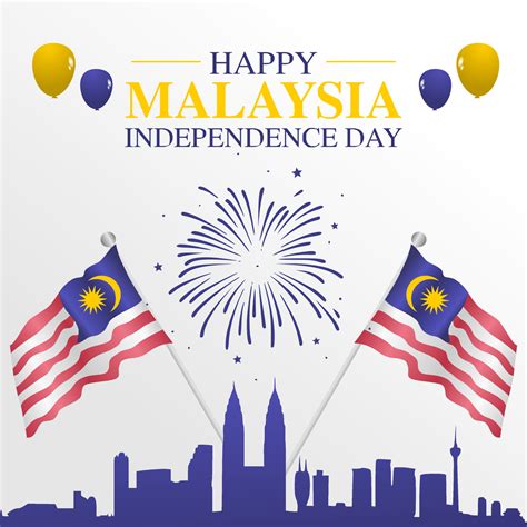 Malaysia Independence Day vector lllustration 5348145 Vector Art at ...