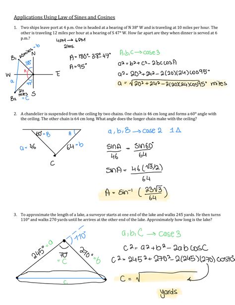 W11+V2+Applications+Using+Law+of+Sines+and+Cosines - Applications Using ...