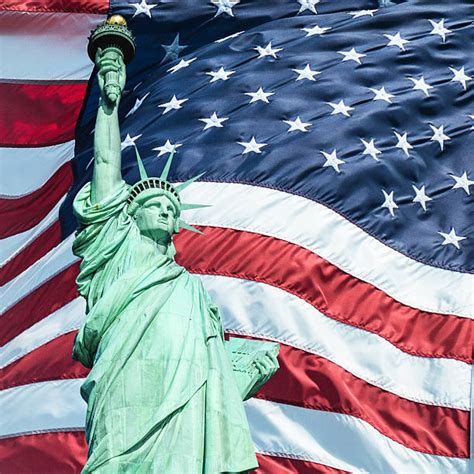 Best American Flag Flag Statue Of Liberty Fourth Of July Stock Photos, Pictures & Royalty-Free ...