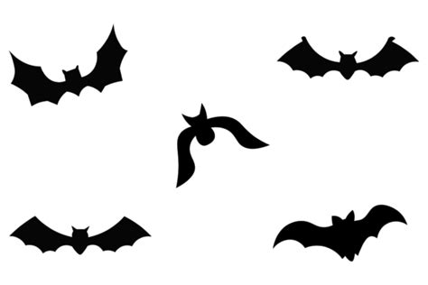 Halloween Bat Silhouettes