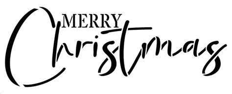 Merry Christmas Stencil by StudioR12 | DIY Holiday Home Decor | Rustic – StudioR12 Stencils