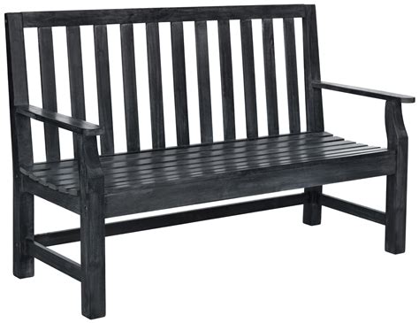 Safavieh Indaka Indoor/Outdoor Contemporary Acacia Bench - Walmart.com