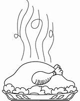 Turkey Dinner coloring Page  Free Printable Coloring Pages sketch template