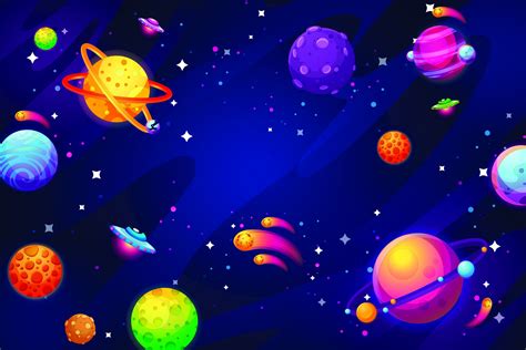 Kids Space Wallpaper