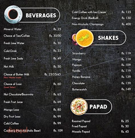 Menu of Banjara Cafe & Multi-Cuisine Restaurant, Ganapati Nagar ...