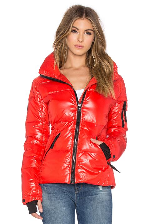 Sam. Freestyle Quilted Jacket in Red - Lyst