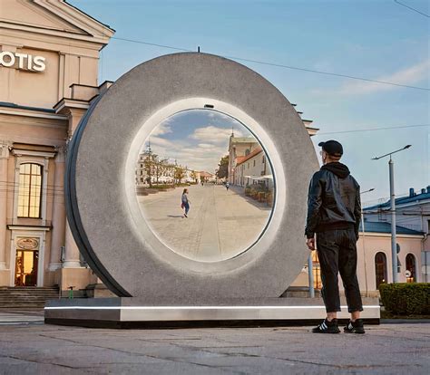 Poland's Stargate-Like PORTAL Connects People from Two Cities Through a ...