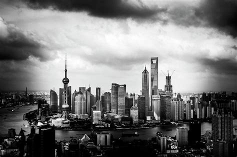 Lujiazui Skyline Shanghai Photograph by Butternbear - Fine Art America