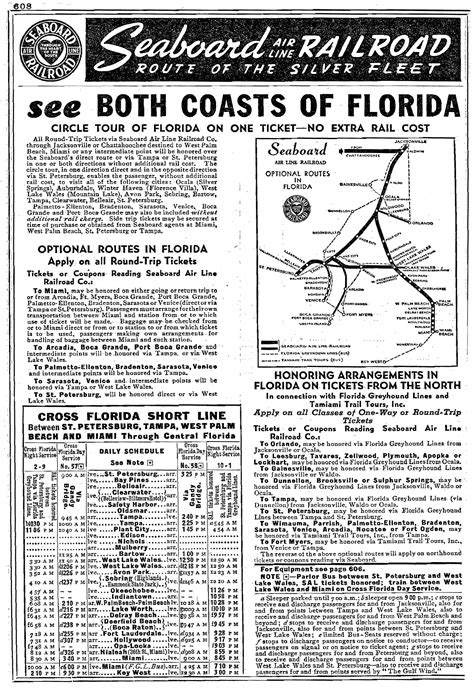 Seaboard Air Line Railroad: "Through The Heart Of The South!"