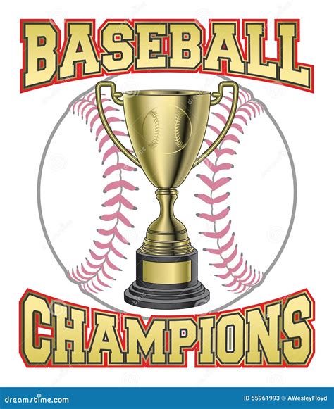 Baseball Champions Stock Vector - Image: 55961993