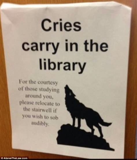 Are these the funniest library signs ever? | Daily Mail Online