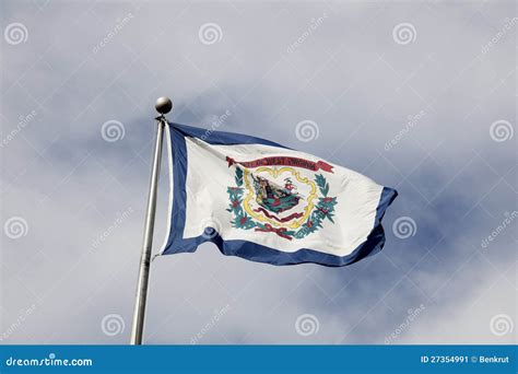 West Virginia flag stock image. Image of state, west - 27354991