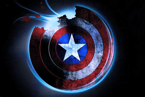 Captain America Logo Wallpapers - Top Free Captain America Logo Backgrounds - WallpaperAccess