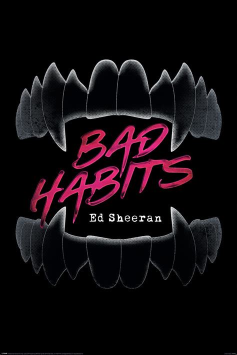 Poster Ed Sheeran - Bad Habits | Wall Art | 3+1 FREE | UKposters