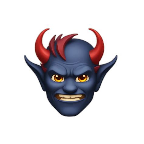 Red smiling devil | AI Emoji Generator