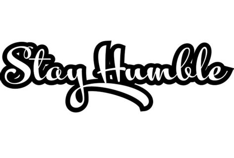 Stay Humble Logo Vinyl Decal Small Medium or Large choose | Etsy