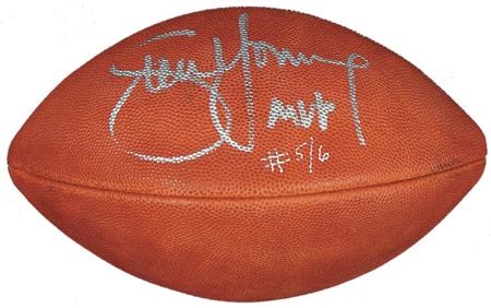 Steve Young Autographed Super Bowl XXIX Game Used Football