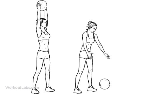 Medicine Ball Slam | Illustrated Exercise guide - WorkoutLabs