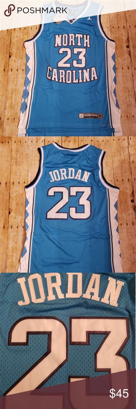 Michael Jordan UNC Throwback Jersey Men's Size M | Michael jordan unc ...