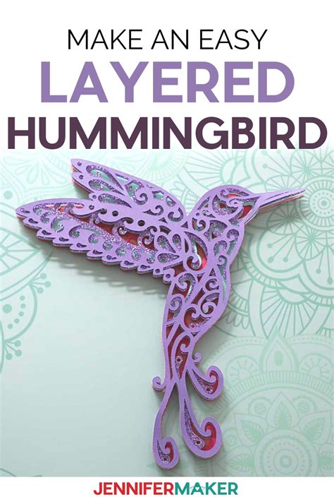 Hummingbird SVG: Make a 3D Layered Design With Your Cricut | Cricut ...