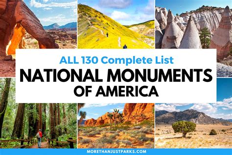 Ultimate List of National Monuments (Alphabetical + By State) USA