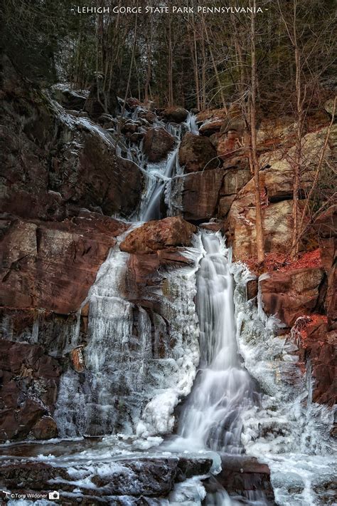 Buttermilk Falls - Lehigh Gorge State Park Pennsylvania [OC] [1830 x ...