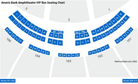 Ameris Bank Amphitheatre Box Seats - RateYourSeats.com