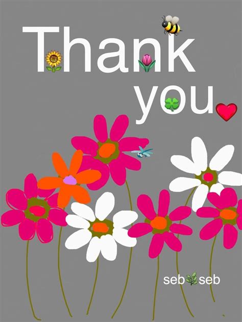 thank you card with daisies and a dragonfly on the pink backgrounnd