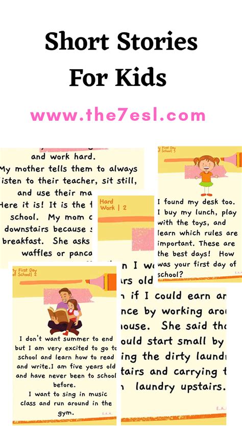 Short Stories For Kindergarten Students