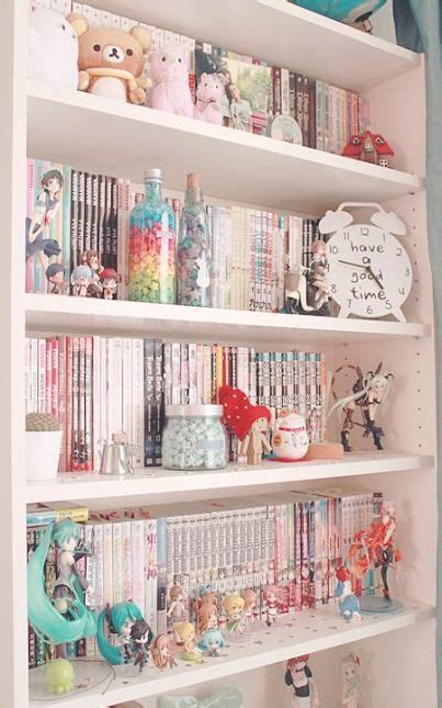 52+ ideas for bedroom aesthetic shelves | Otaku room, Army room decor, Cute room ideas