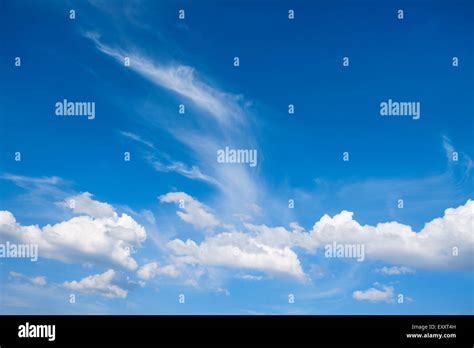 Blue sky. Beautiful nature background. Environment concept Stock Photo ...