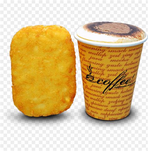 Hash Brown And Small Coffee Or Hot Chocolate PNG Transparent With Clear Background ID 244785 ...